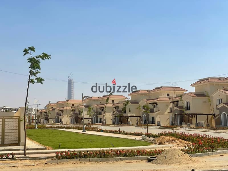 Finished villa largest land area in Maqsad, installments 8