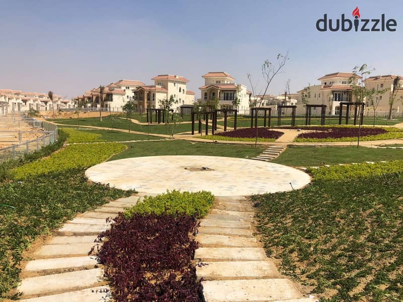 Finished villa largest land area in Maqsad, installments 9