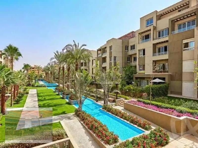 Apartment-3 BR-Fully finished + AC's and Lagoon view-Prim location  -Park view New cairo 3