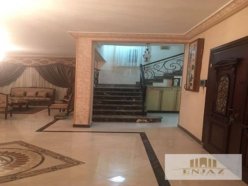 (villa for sale in madinaty, U, Golf view, immediate delivery, special finishing, (803sq 9