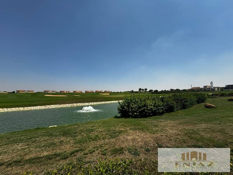 villa for sall in madinaty, design B, best view on (golf & lakes), possibility for creating pool, AREA(1153) 1