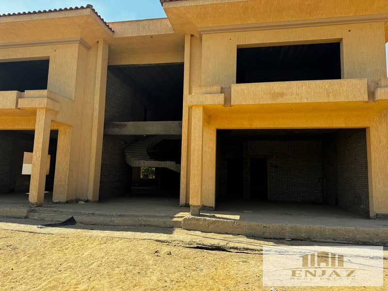 villa for sall in madinaty, design B, best view on (golf & lakes), possibility for creating pool, AREA(1153) 8