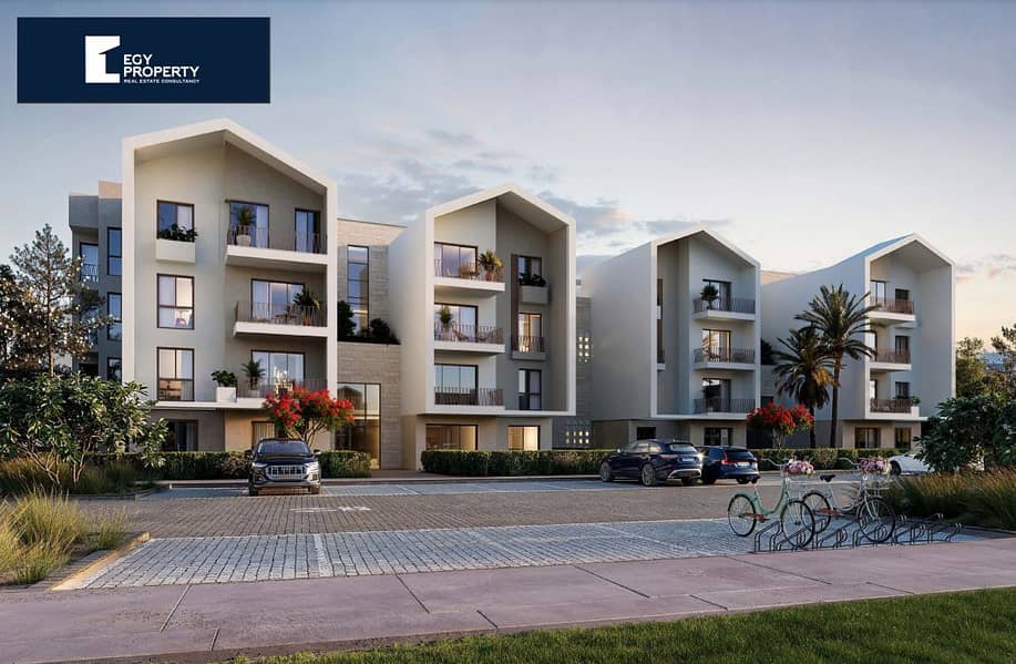 Lowest price and 1 year delivery in Sodic Karmell Sheikh Zayed Fully finished apartment 5