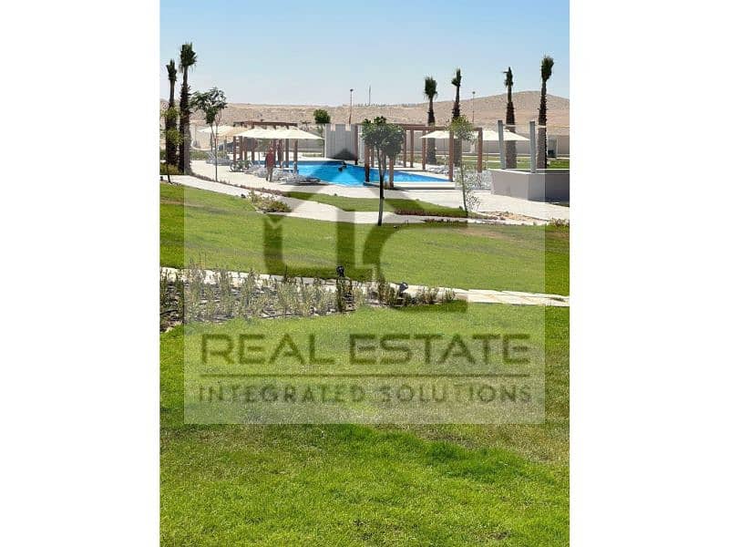 FOR SALE IN GAIA RAS ELHIKMA 54M CHALET OPEN VIEW FULLY FINISHED WITH DOWN PAYMENT AND INSTALLMENTS 14