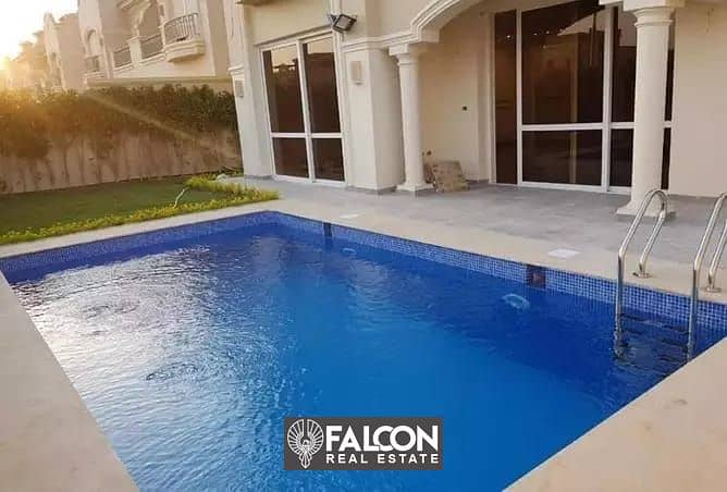 luxury villa 390m with private pool for sale in el patio prime el shorouk 2