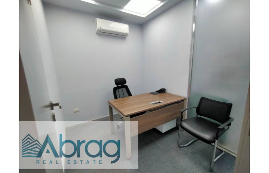 For rent administrative office 515 m with finishing, furniture and air conditioning in Sheikh Zayed 6