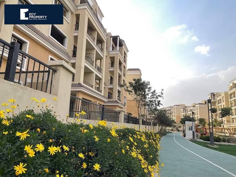 Apartment Ready to move for sale in Sarai Compound , Mostakbal City remaining: 490,000 only  lowest price in market 0