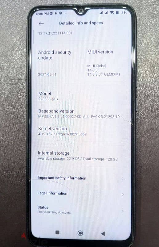 xiaomi redmi 10c 128g rom 4g ram 5