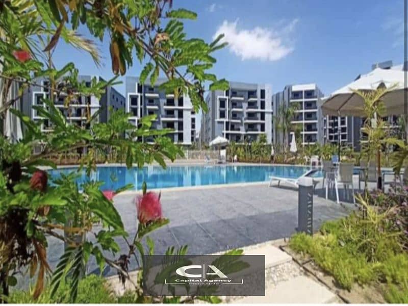 Two-bedroom apartment for sale with a pool view, immediate delivery In Sun Capital, the heart of October With a 10% down payment and equal installment 9