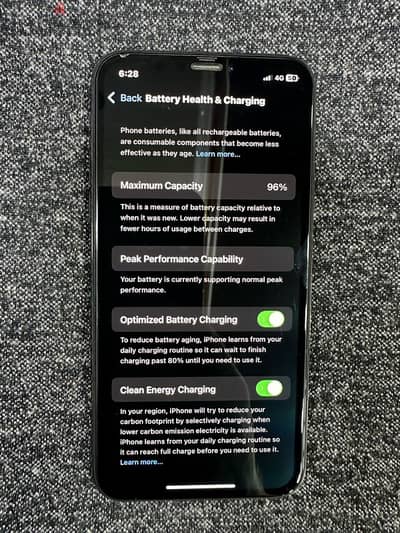 iphone xs 256 96%