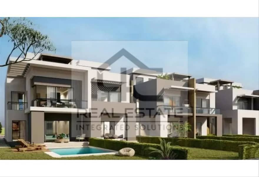 Townhouse 208 m with landscape view for sale in Hyde Park Compound - Delivered 2026 0