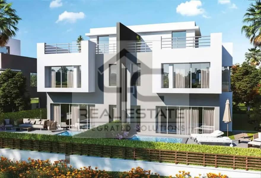 Townhouse 208 m with landscape view for sale in Hyde Park Compound - Delivered 2026 3