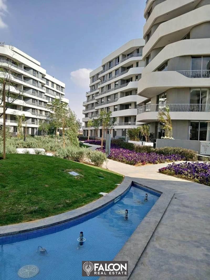 apartment 165m for sale in bloom fields fully finished with installments over 10 years 2