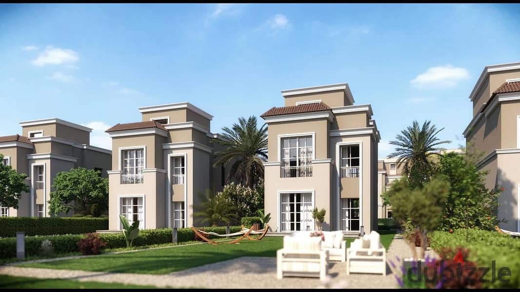 S villa for sale (175 square meters) in The Butterfly Compound Mostaqbal City, installments for the longest period 6