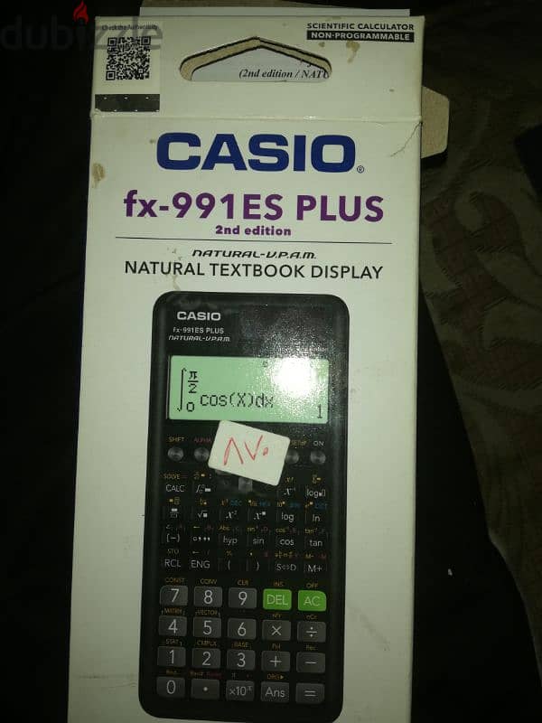 الة حاسبة  Casio fx_991  ES  Plus الزرر  ١و٢ يوجد  لصق أمير محتاج تصلح 1