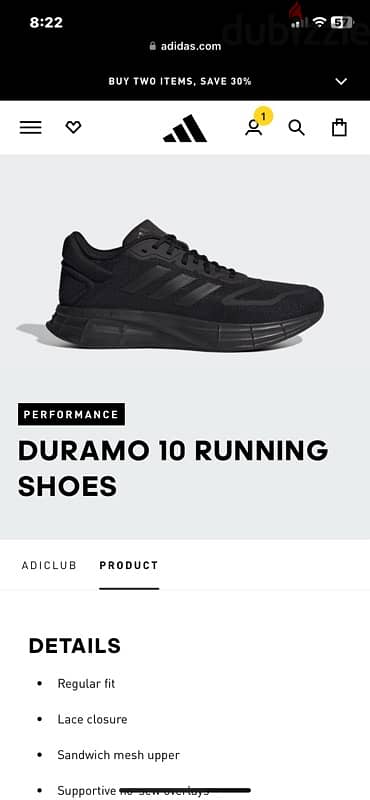 Duramo 10 running shoes original