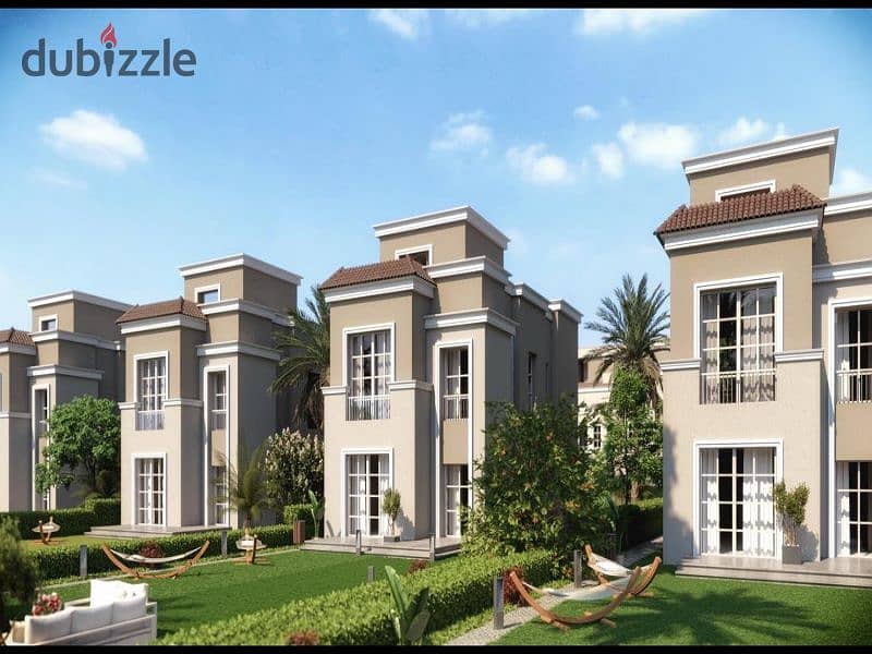 For sale, a 175-meter villa with a private garden and a roof in The Butterfly Compound, Mostaqbal City, Fifth Settlement, in installments over the lo 3