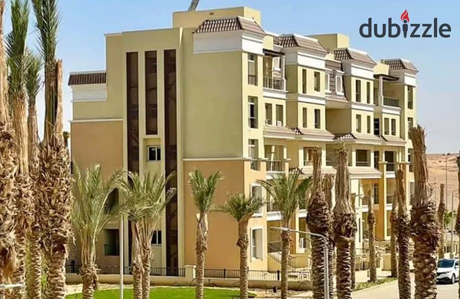 Apartment for sale (79m) in Sarai Compound with cash discount in New Cairo in Amazing Location in Sarai Mostaqbal City 2