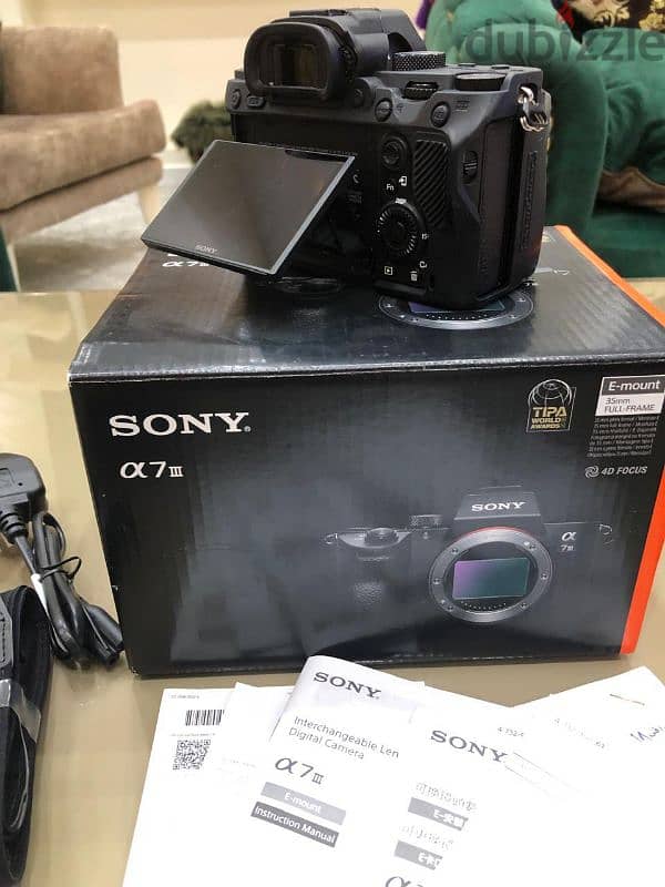 كاميرا sony a7iii مستعمل بحالة جيدة 1