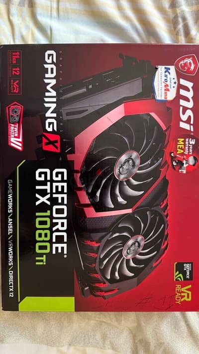 MSI GeForce GTX 1080 GAMING X 8G - كارت شاشه