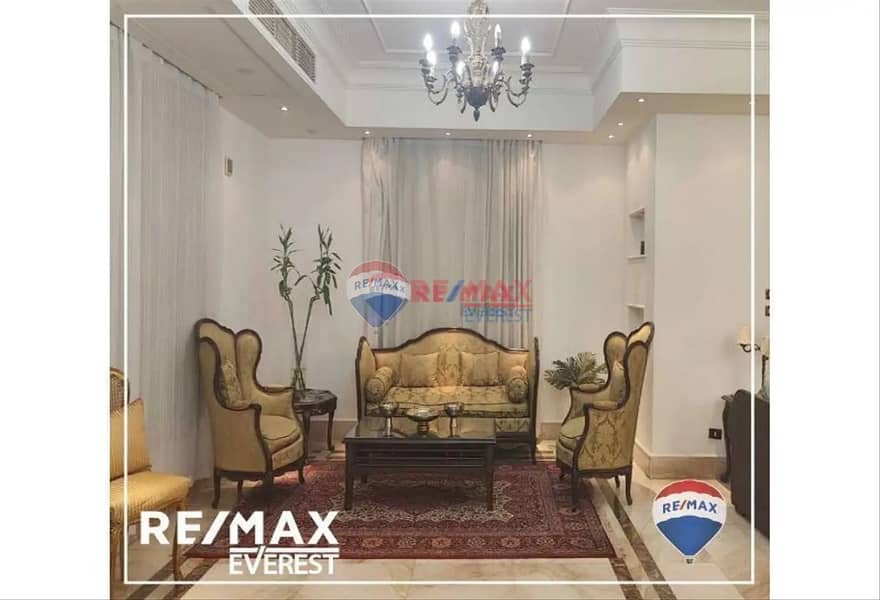 Furnished villa for rent in Greens Compound- Zayed 3