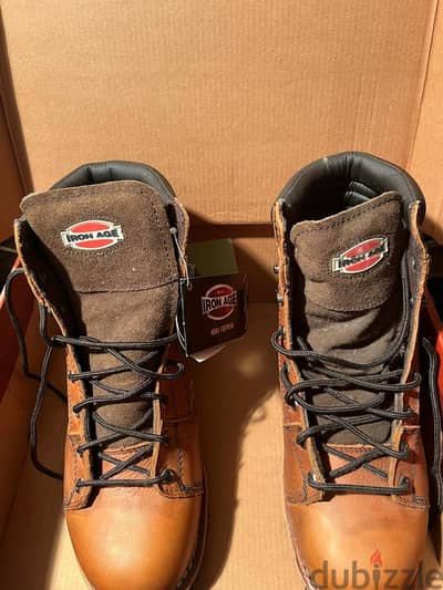 IRON AGE HAULER COMPOSITE TOE WATERPROOF WORK BOOT SIZE 42