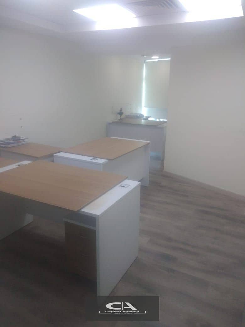 Administrative office for rent, 800 m - fully finished with Ac's, - Fifth Settlement 4