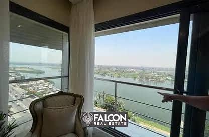 Ready To Move Hotel Apartment  With Full  Nile View Fully Finished With ACs Furnished  40m For Sale In Reve Du Nile Cornish Maadi Next To Hilton 7