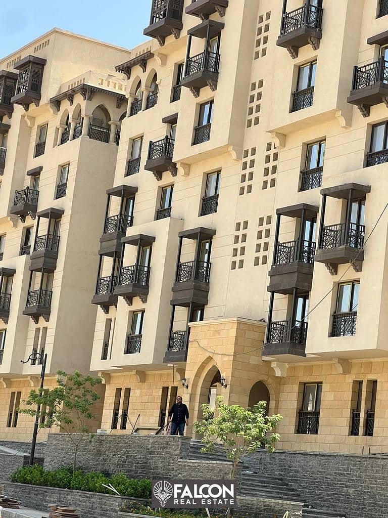 Fully finished apartment ready for receipt and inspection directly on Salah Salem Road for sale with installments in Downtown Cairo Fustat Compound 7