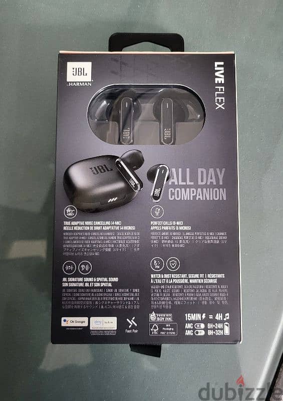 JBL Live Flex (black) (New) (Sealed) from UAE 11