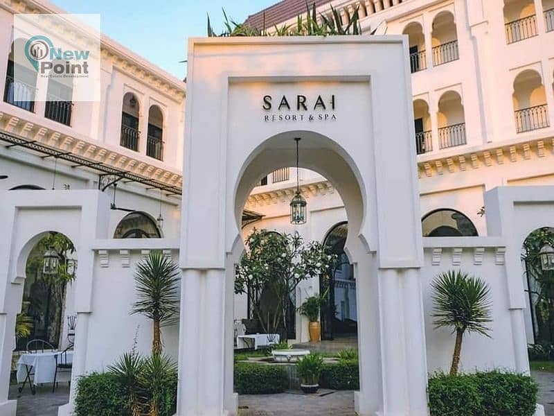 At cash price, own a 3-bedroom apartment with a garden of 174 m, directly on the Amal Axis in Sarai Compound in Mostakbal City 7