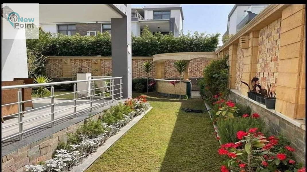 Duplex with garden for sale in prime location in New Cairo in front of Cairo Airport in Taj City Compound | 8 years installments 13