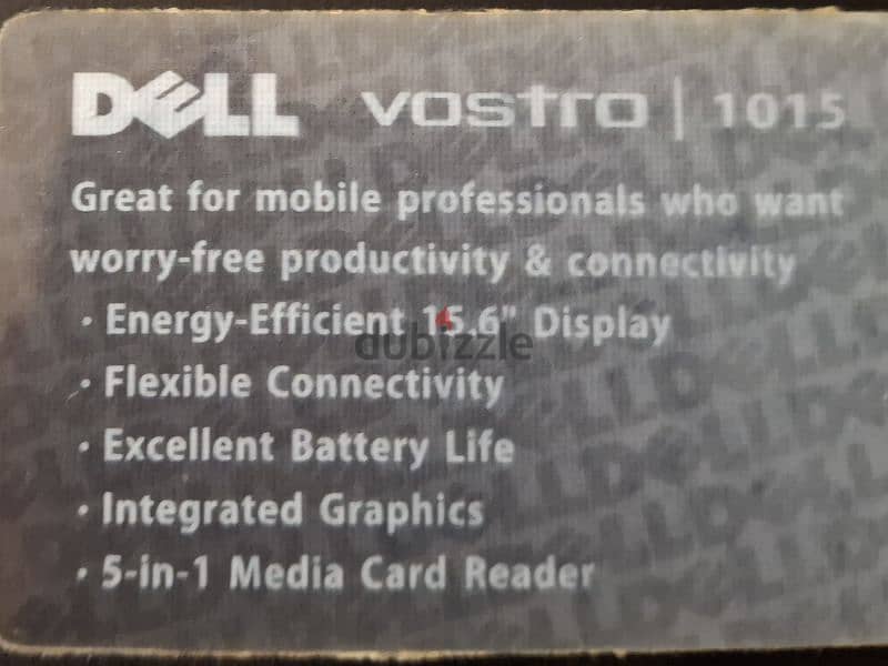 لاب توب مستعمل  Dell Vestro 1015 3