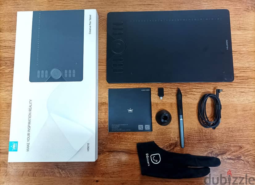 Huion HS610 graphic tablet ( perfect condition , same as new ) 2