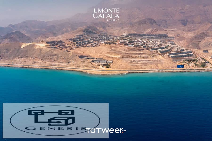 Chalet 83m + Garden first row on the sea in Il Monte Galal Sokhna 14