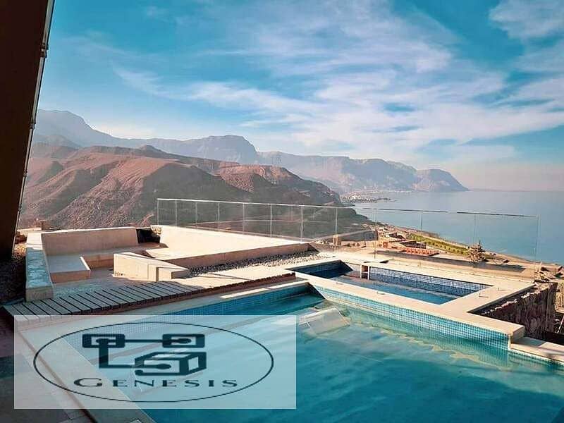 Chalet 83m + Garden first row on the sea in Il Monte Galal Sokhna 17