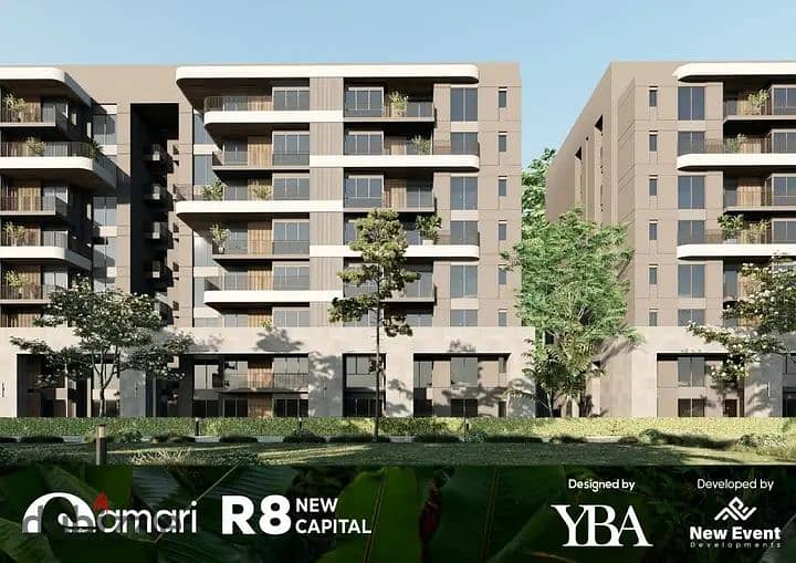 In the most luxurious residential compound in the New Capital, in the heart of the R8 area, with a 10% down payment and installments over 10 years 2