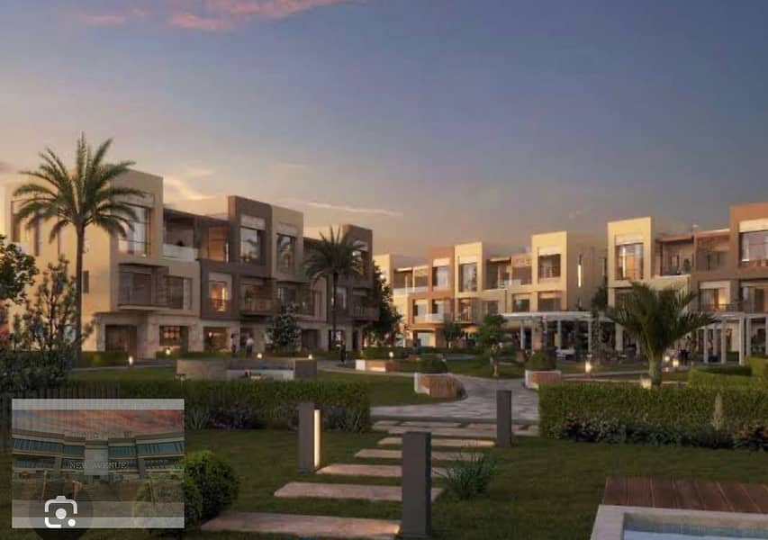 ground floor apartment Best view of the compound with installments till 6 years delivery 3 months 1