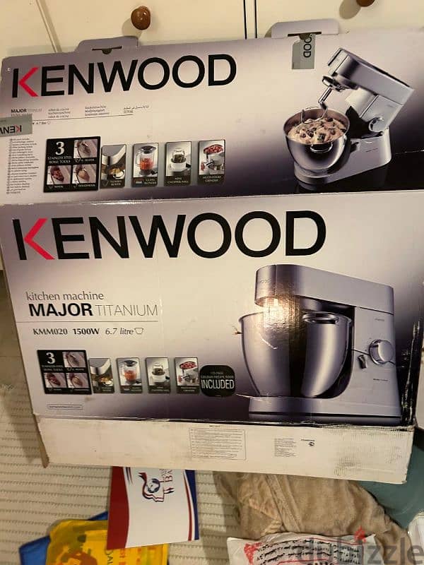 كتشن مشين و مفرمة وعصارة "Kitchen Machine & Grinder "Kenwood 1