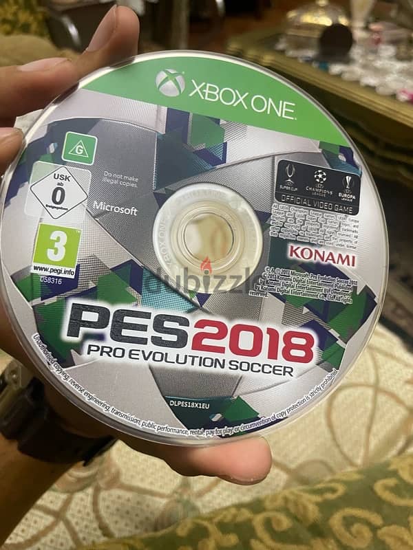 pes 18 Xbox one  CD 2