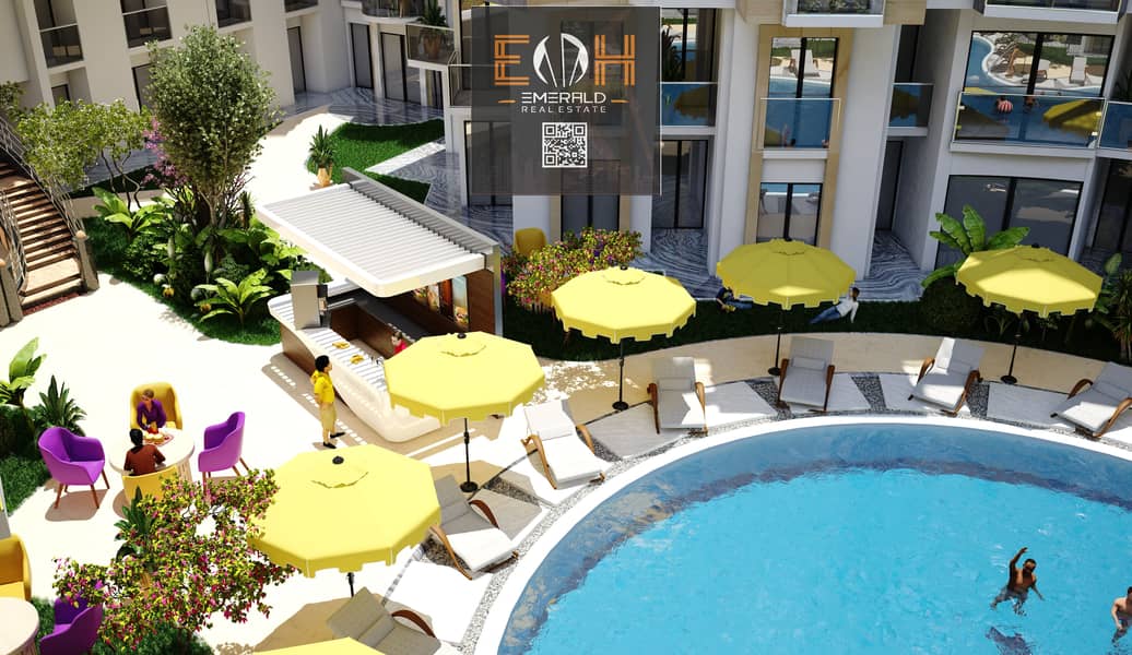 "Exclusive Resort Living" - emphasizing the exclusive and premium nature of the project. 6