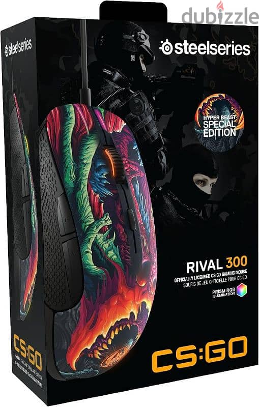 SteelSeries Rival 300 CS: GO Hyper Beast Edition (NEW) (SEALED) 3