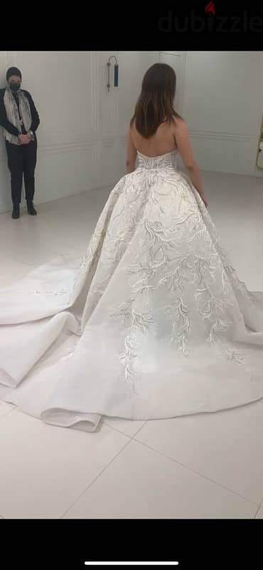 iman saab wedding dress فستان فرح تصميم ايمان صعب 1