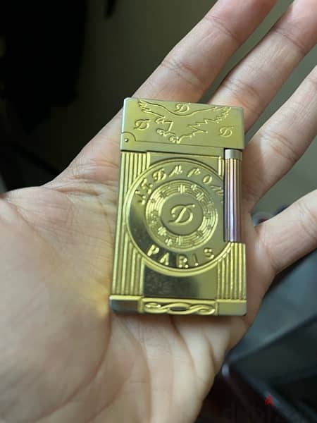 St. Dupont Golden Lighter ولاعه 1