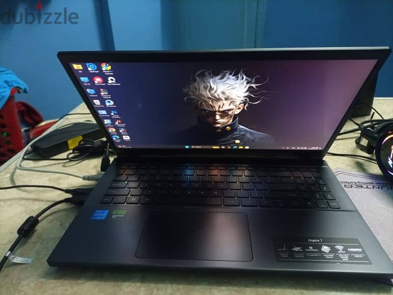 acer aspire7استعمال شهر ومعاه ضمان سنه ضد عيوب الصناعه 1