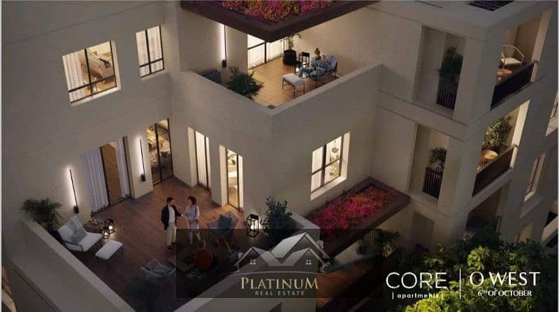 Apartment for sale in O West (Orascom) 6th of October /  Prime Location 3