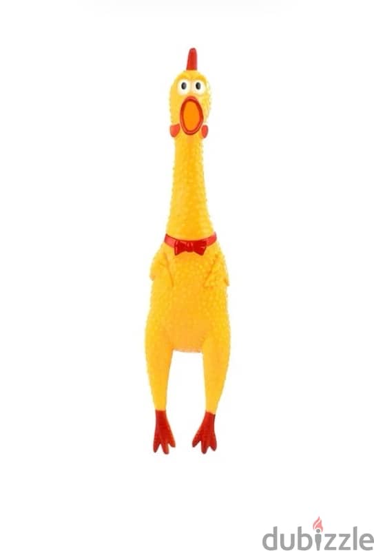 Squeaker Chicken Stress Relieve Toy with voice 0