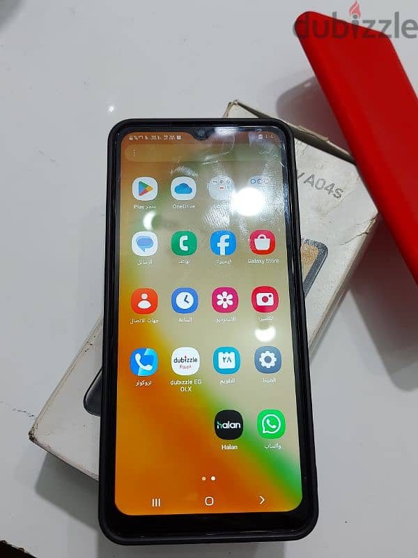 Samsung galaxy a04s بالكرتونه والضمان فقط الجهاز حاله كويسه 2