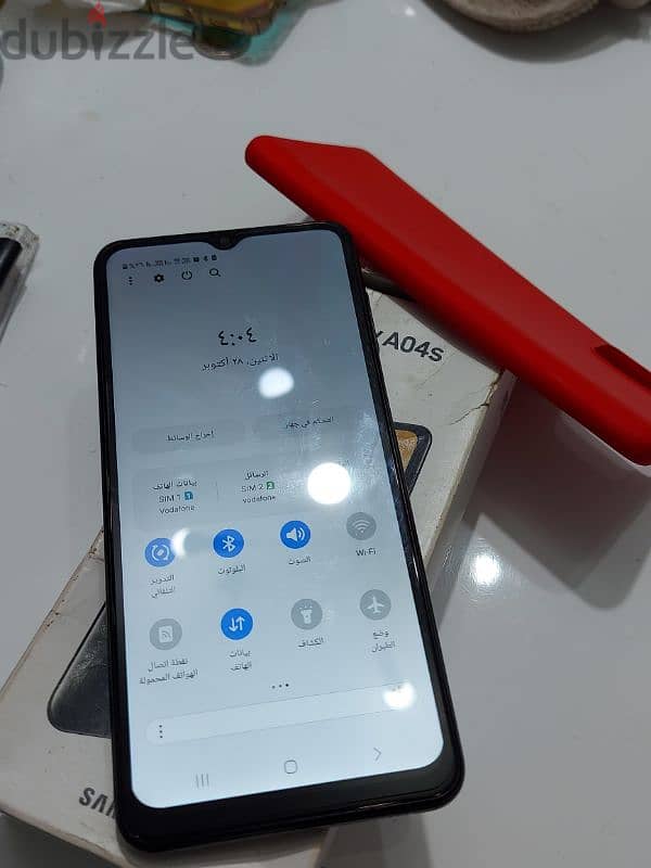 Samsung galaxy a04s بالكرتونه والضمان فقط الجهاز حاله كويسه 7