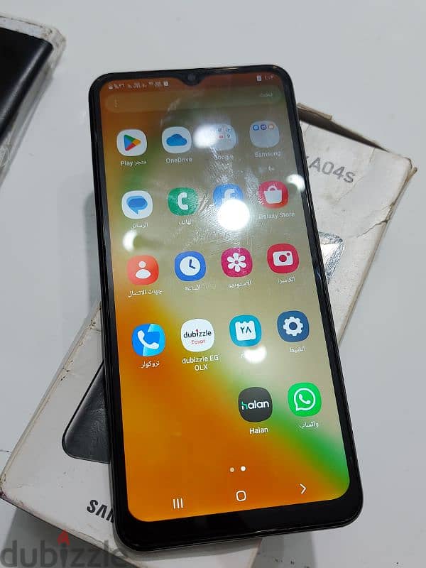 Samsung galaxy a04s بالكرتونه والضمان فقط الجهاز حاله كويسه 8